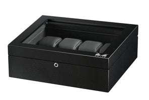 VOLTA CARBON FIBER 8 WATCH CASE WITH SEE THROUGH TOP